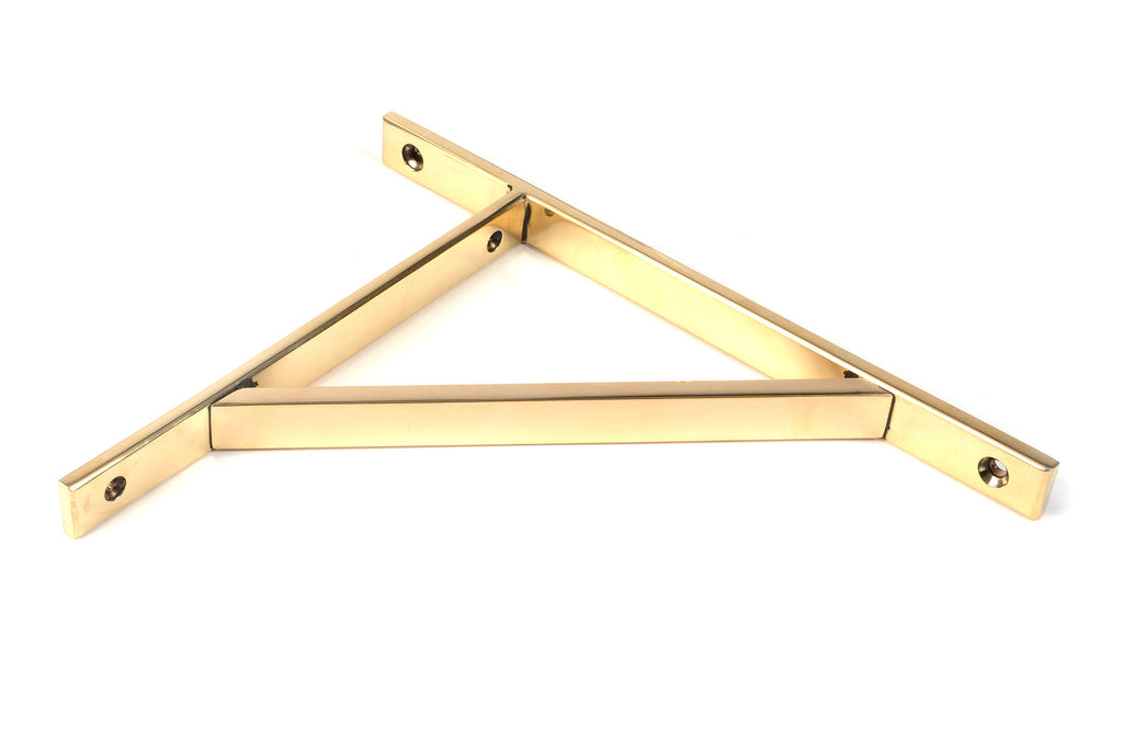 From The Anvil's Aged Brass Chalfont Shelf Bracket