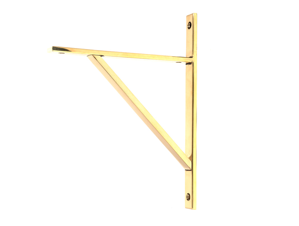 From The Anvil's Aged Brass Chalfont Shelf Bracket