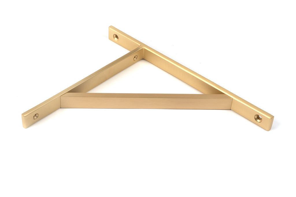 From The Anvil's Satin Brass Chalfont Shelf Bracket