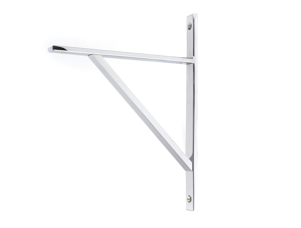 From The Anvil's Polished Chrome Chalfont Shelf Bracket