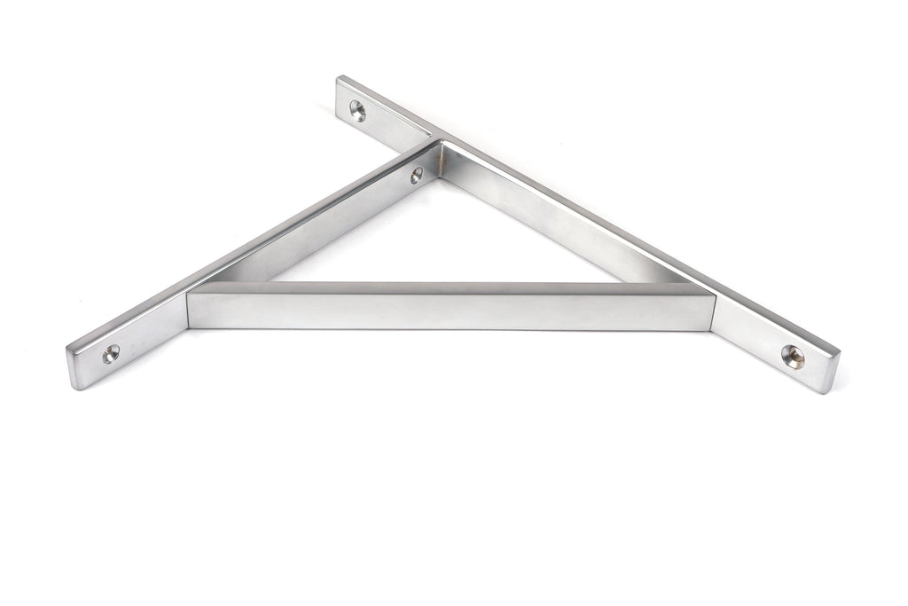 From The Anvil's Satin Chrome Chalfont Shelf Bracket