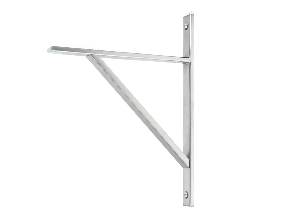 From The Anvil's Satin Chrome Chalfont Shelf Bracket