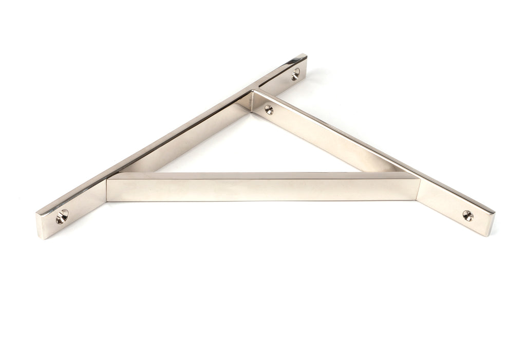 From The Anvil's Polished Nickel Chalfont Shelf Bracket