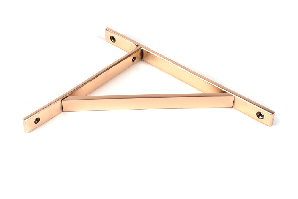 From The Anvil's Polished Bronze Chalfont Shelf Bracket