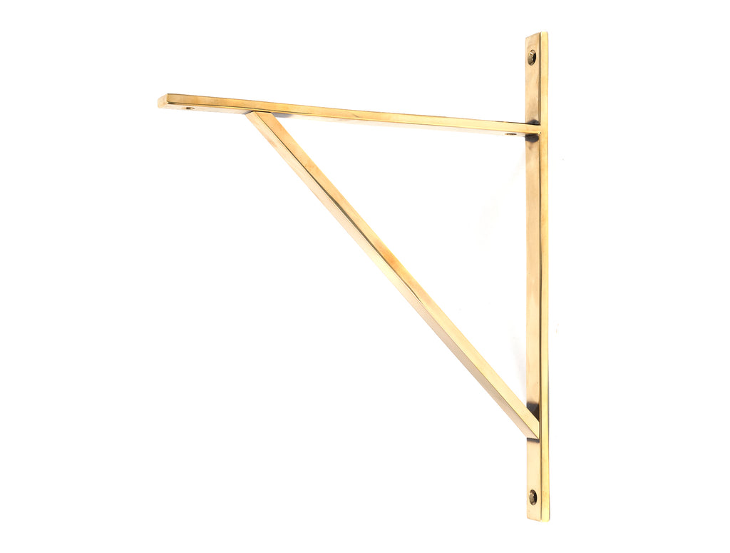 From The Anvil's Aged Brass Chalfont Shelf Bracket