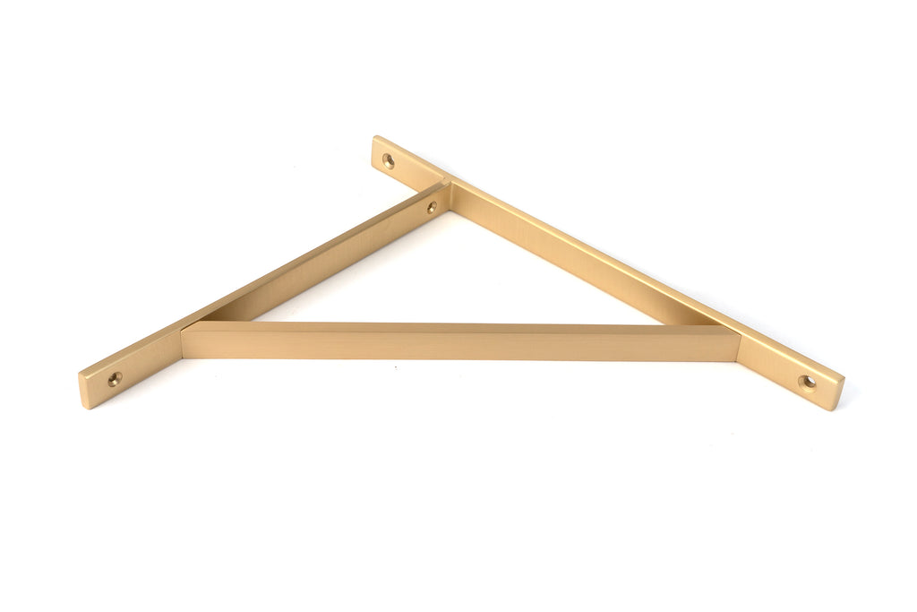 From The Anvil's Satin Brass Chalfont Shelf Bracket