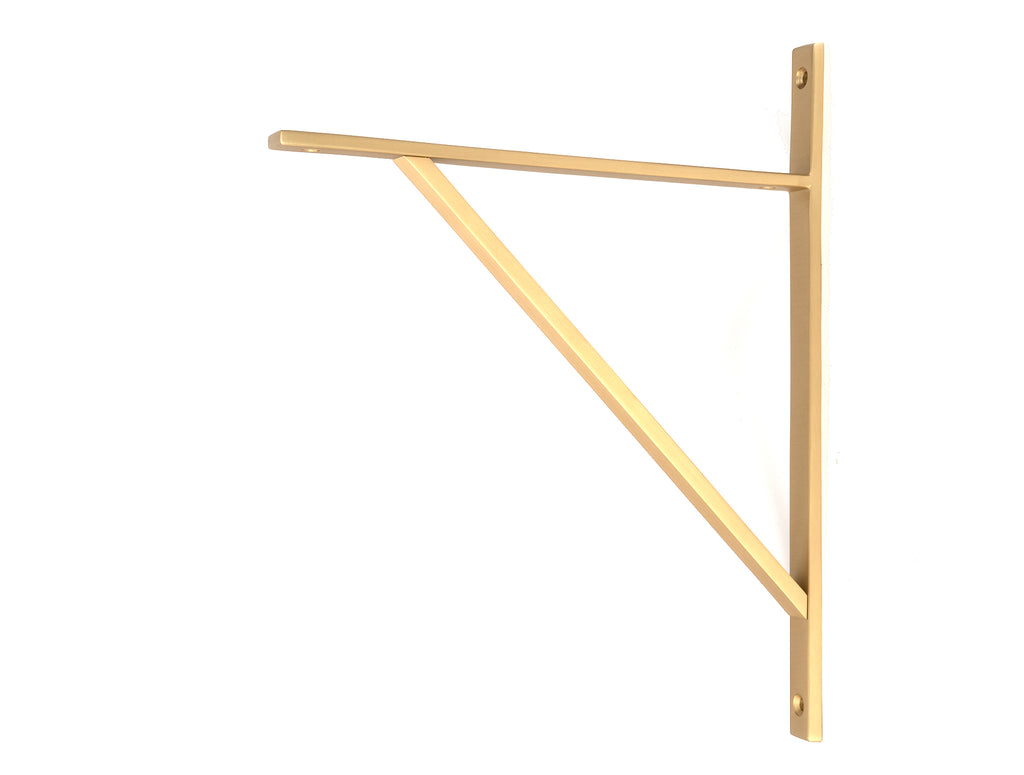 From The Anvil's Satin Brass Chalfont Shelf Bracket