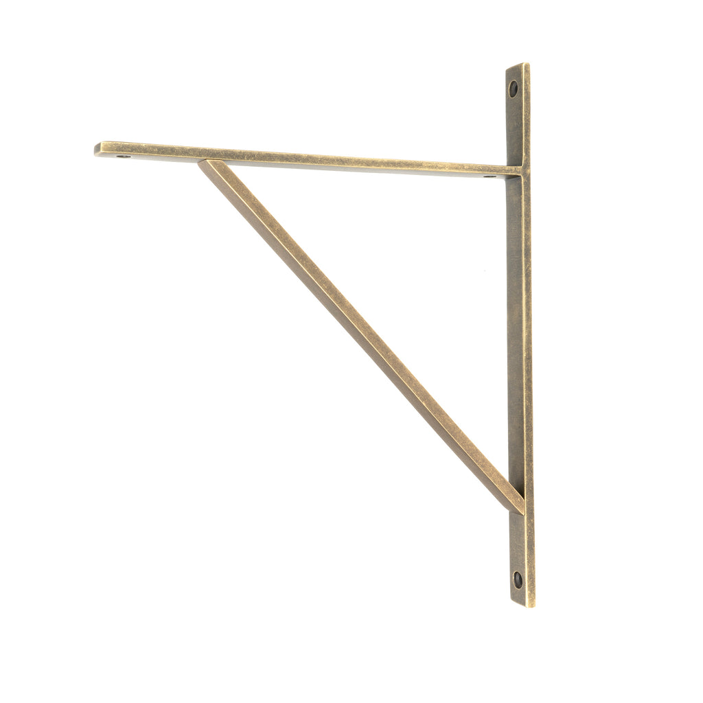 From The Anvil's Burnished Brass Chalfont Shelf Bracket