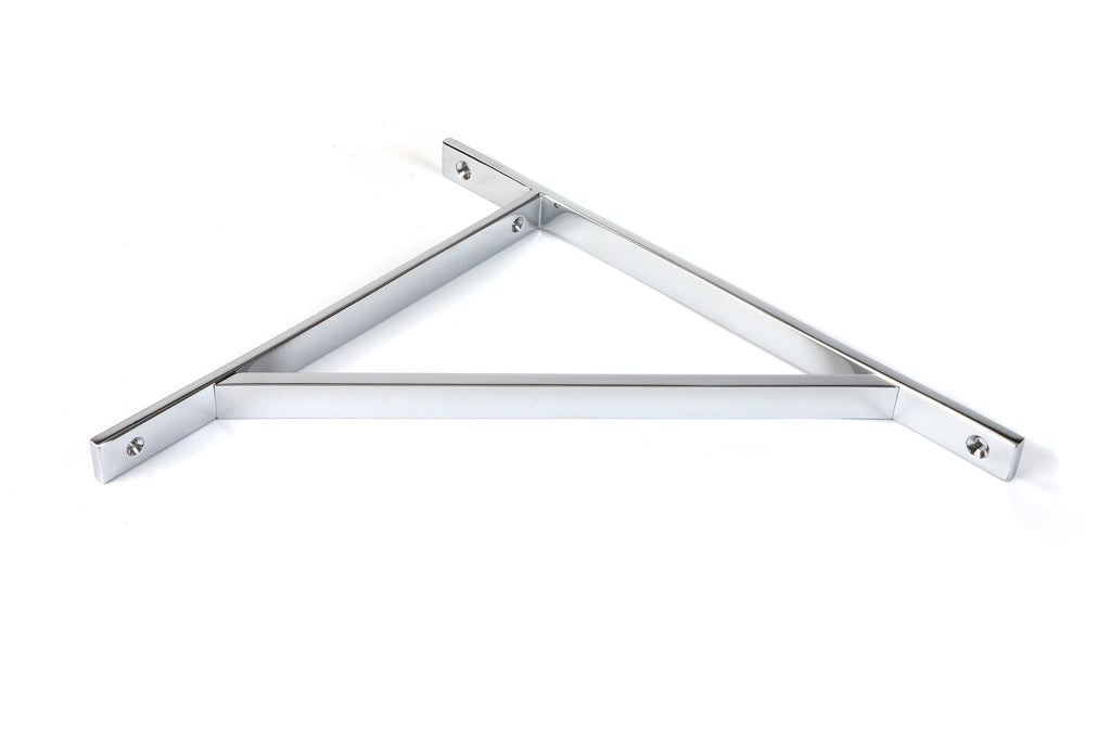 From The Anvil's Polished Chrome Chalfont Shelf Bracket