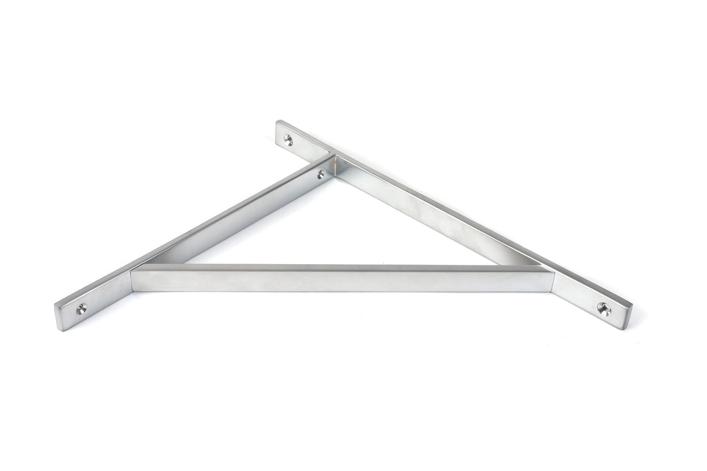 From The Anvil's Satin Chrome Chalfont Shelf Bracket