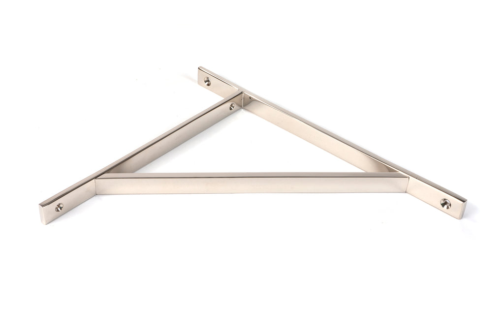 From The Anvil's Polished Nickel Chalfont Shelf Bracket