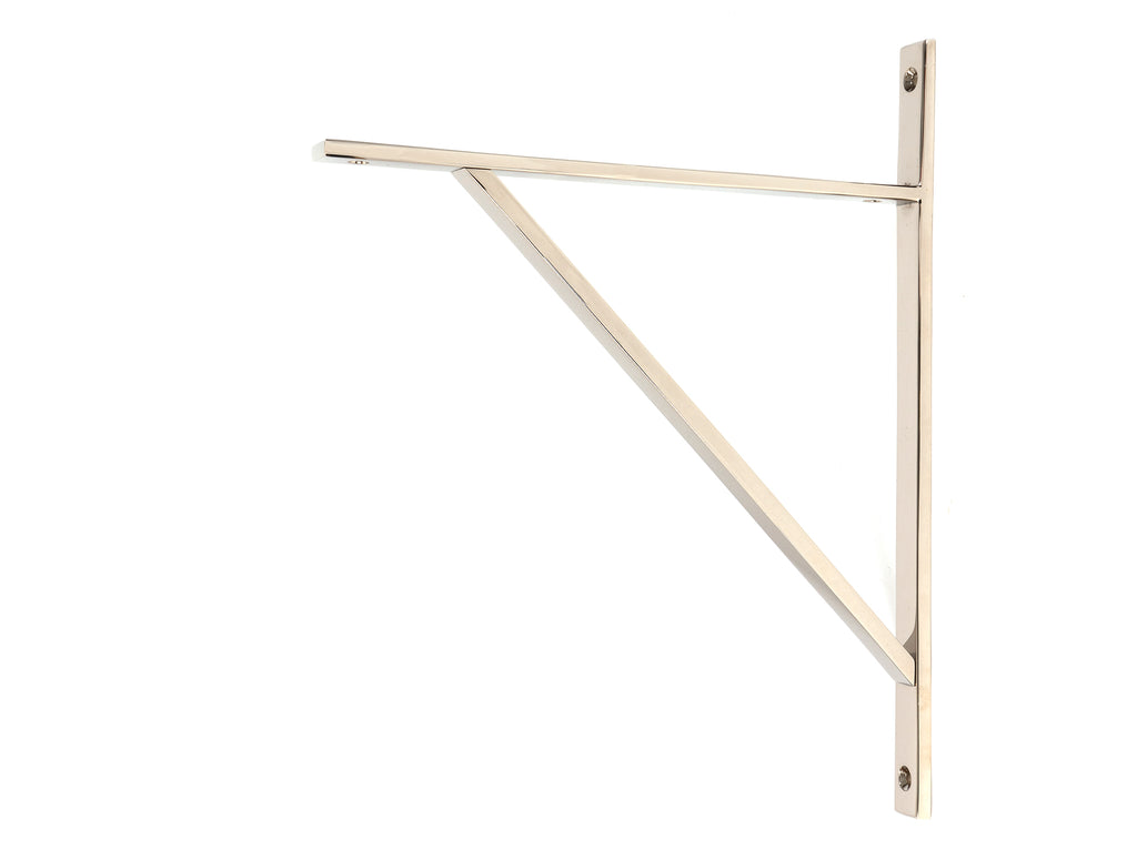 From The Anvil's Polished Nickel Chalfont Shelf Bracket