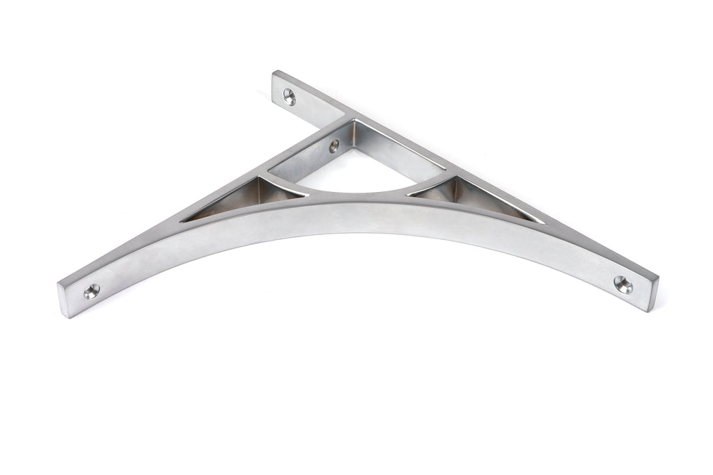 From The Anvil's Satin Chrome Tyne Shelf Bracket