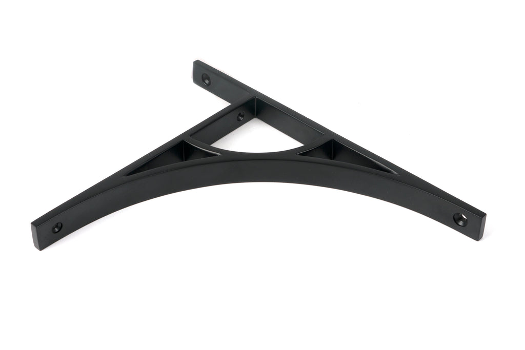 From The Anvil's Matt Black Tyne Shelf Bracket