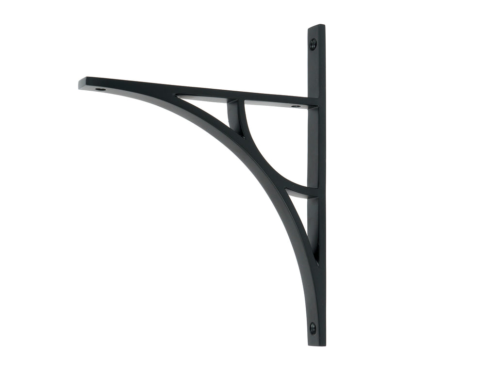 From The Anvil's Matt Black Tyne Shelf Bracket