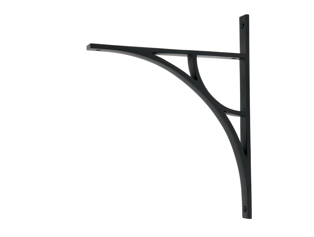 From The Anvil's Matt Black Tyne Shelf Bracket