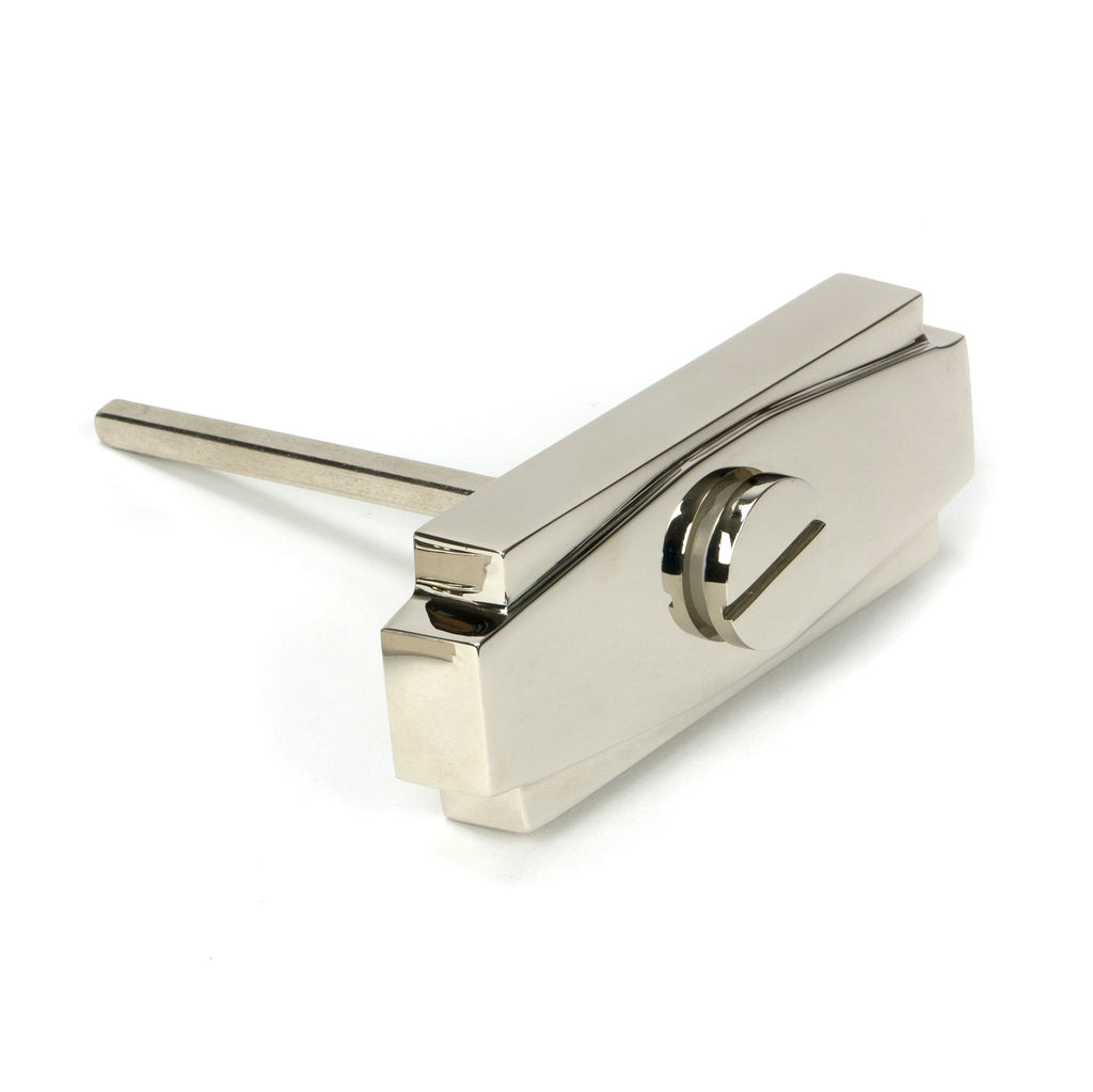 From The Anvil's Polished Nickel Art Deco Thumbturn