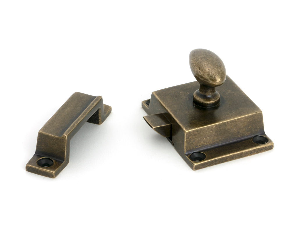 From The Anvil's Burnished Brass Cabinet Latch