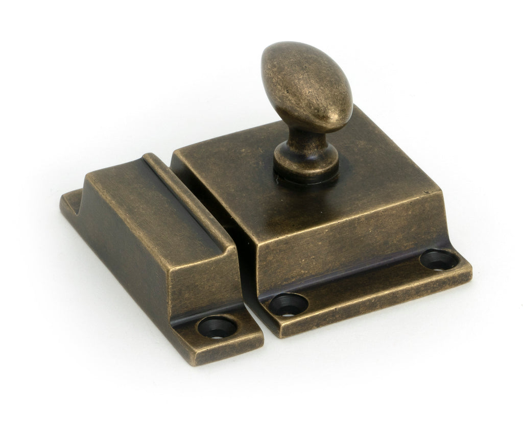 From The Anvil's Burnished Brass Cabinet Latch