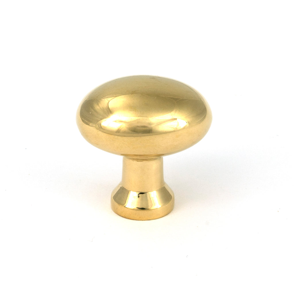 From The Anvil's Polished Brass 32mm Moore Cabinet Knob