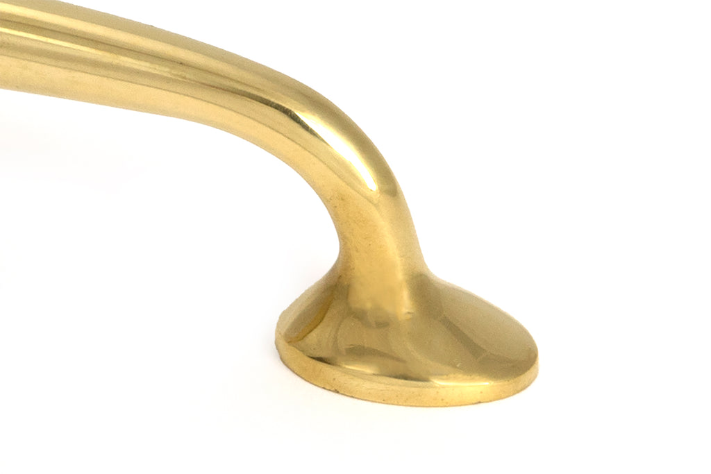 From The Anvil's Polished Brass Moore Pull Handle