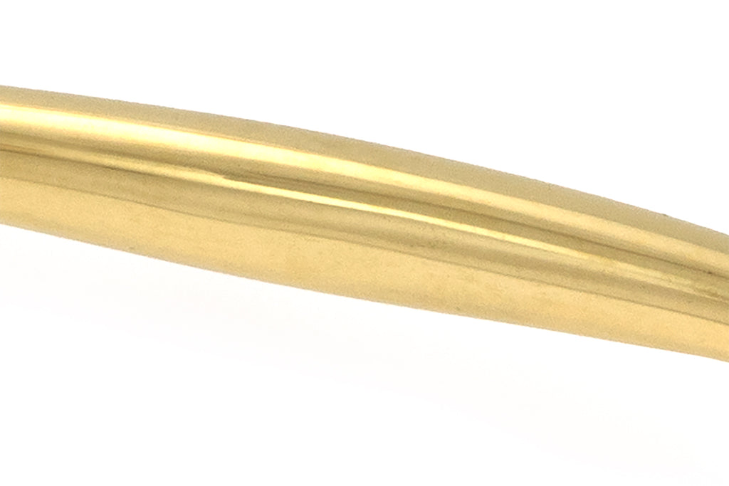 From The Anvil's Polished Brass Moore Pull Handle