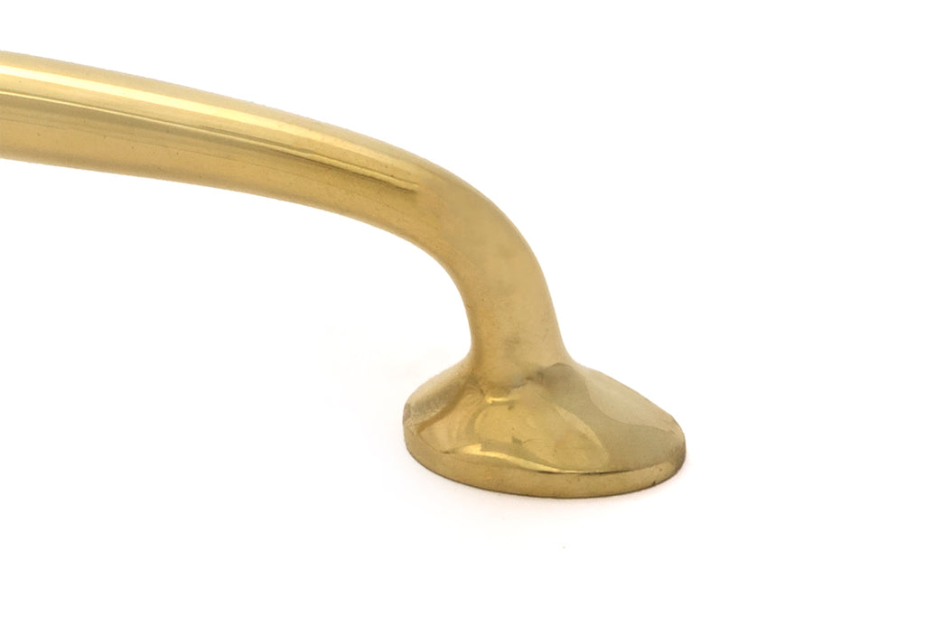 From The Anvil's Polished Brass Moore Pull Handle