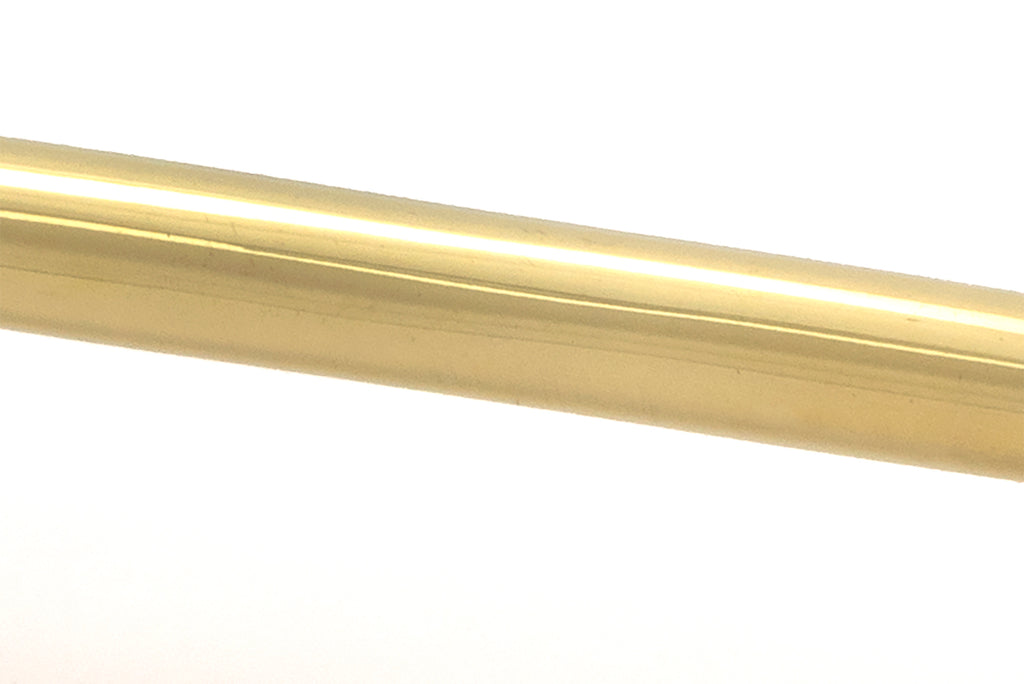 From The Anvil's Polished Brass Moore Pull Handle