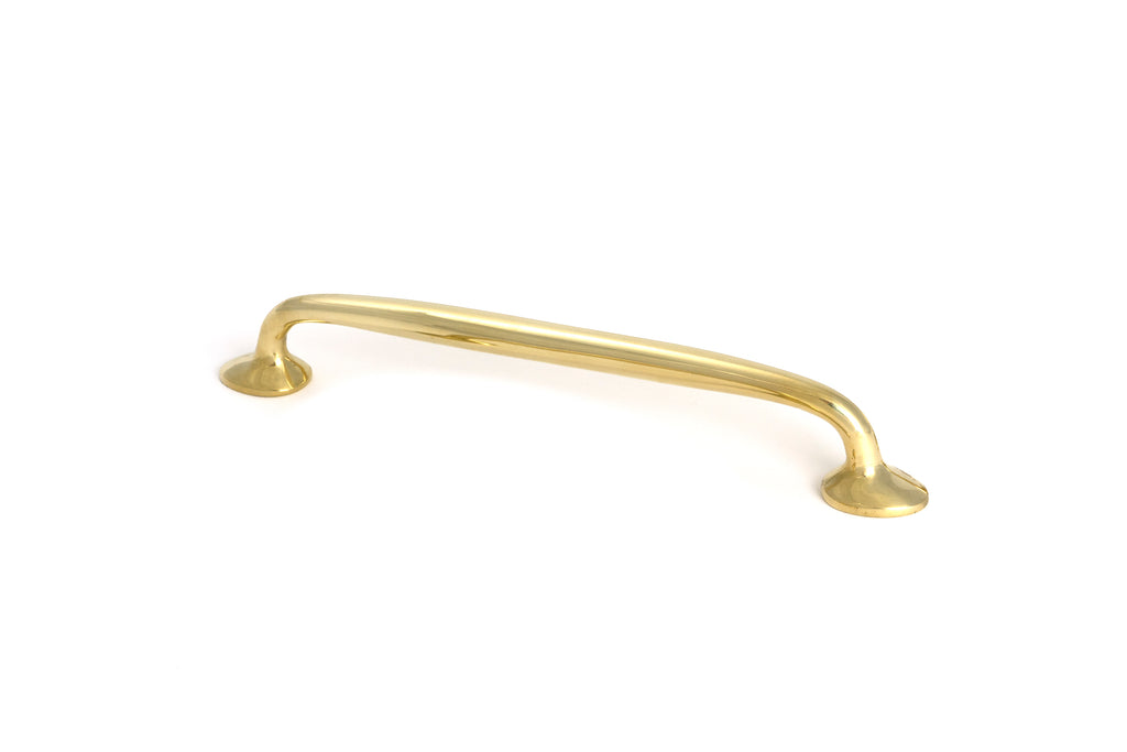 From The Anvil's Polished Brass Moore Pull Handle