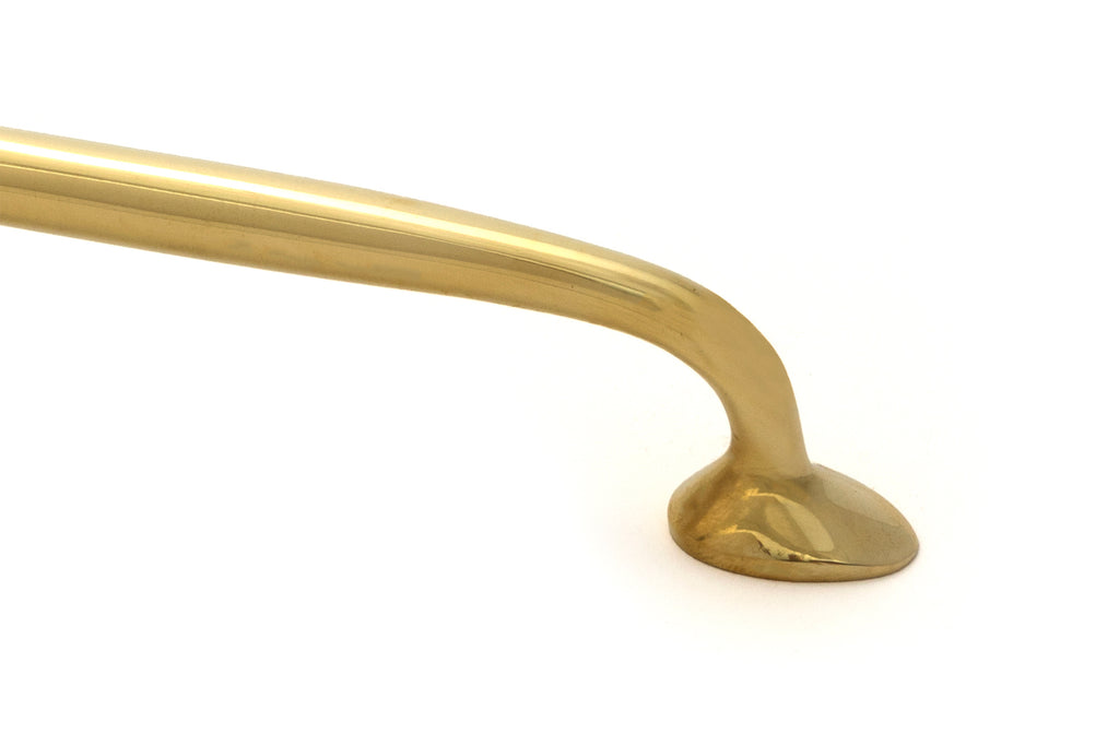 From The Anvil's Polished Brass Moore Pull Handle