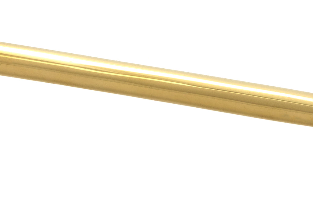 From The Anvil's Polished Brass Moore Pull Handle