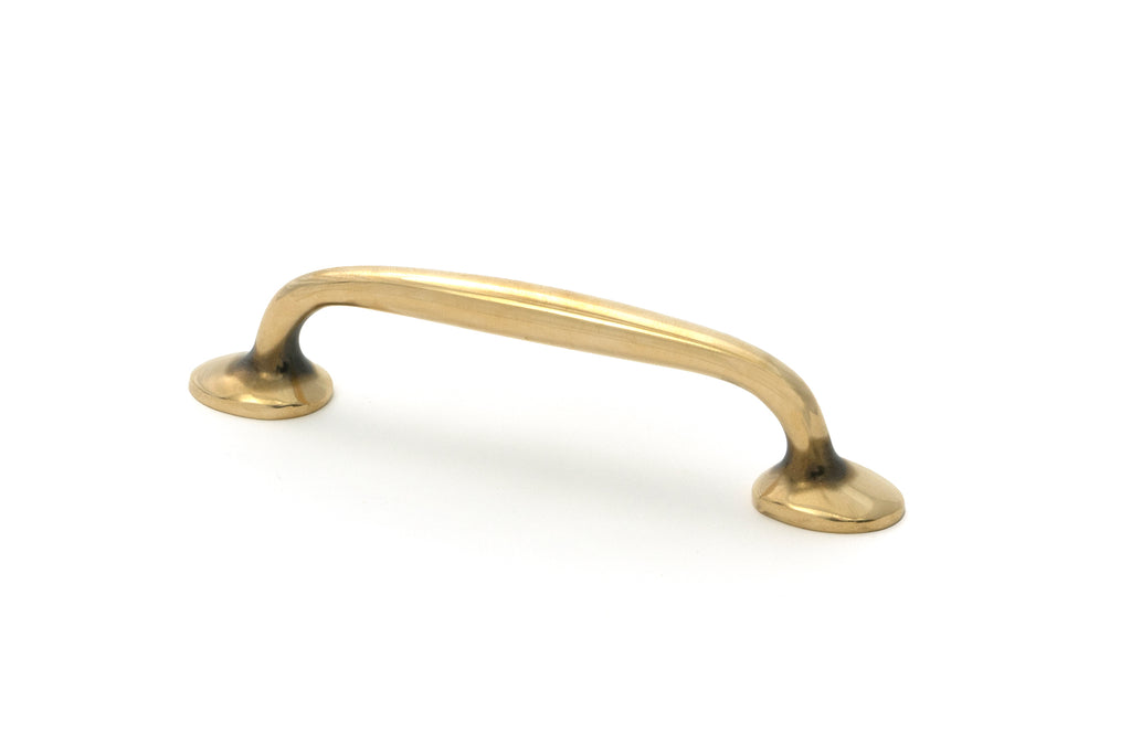 From The Anvil's Aged Brass Moore Pull Handle