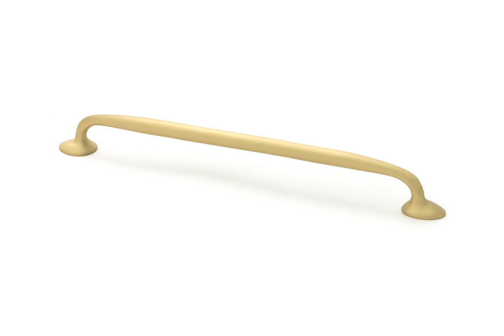 From The Anvil's Satin Brass Moore Pull Handle