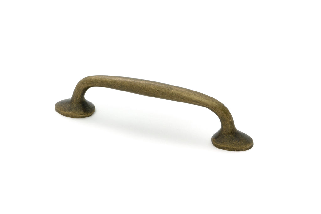 From The Anvil's Burnished Brass Moore Pull Handle