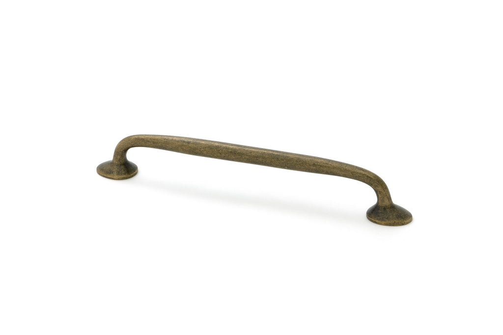 From The Anvil's Burnished Brass Moore Pull Handle