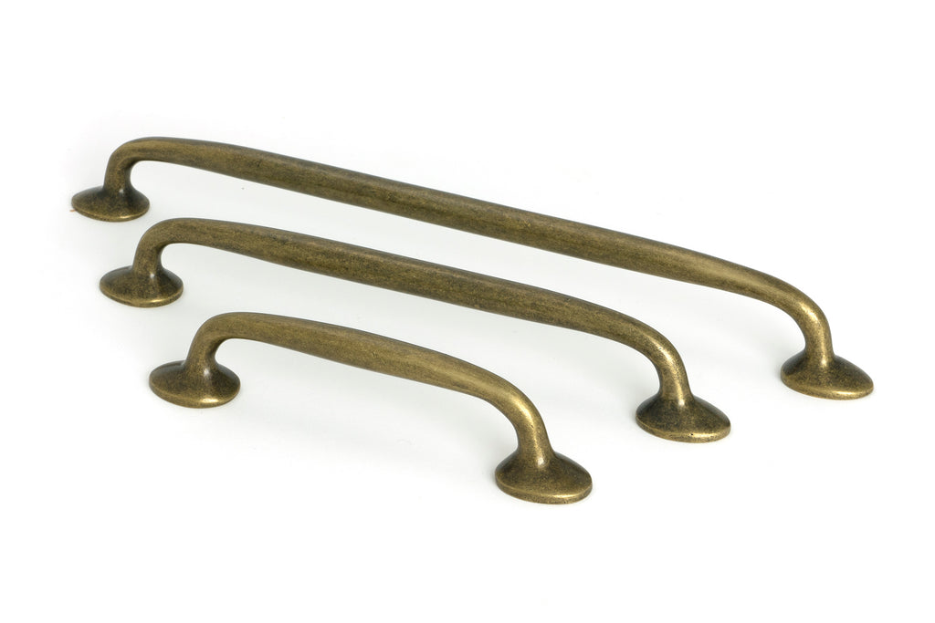 From The Anvil's Burnished Brass Moore Pull Handle