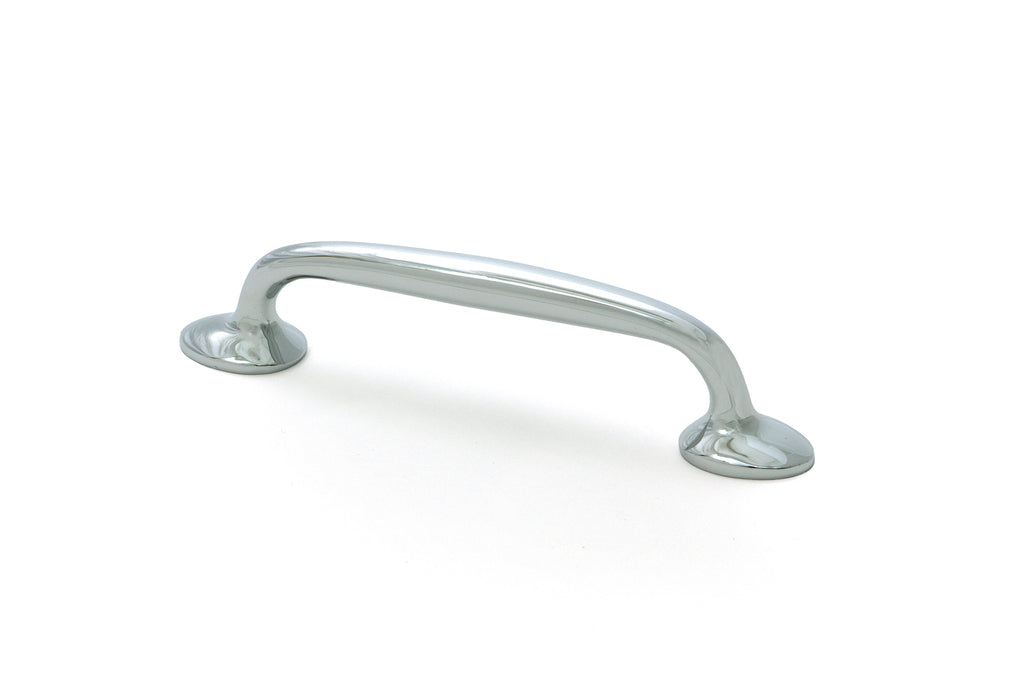 From The Anvil's Polished Chrome Moore Pull Handle