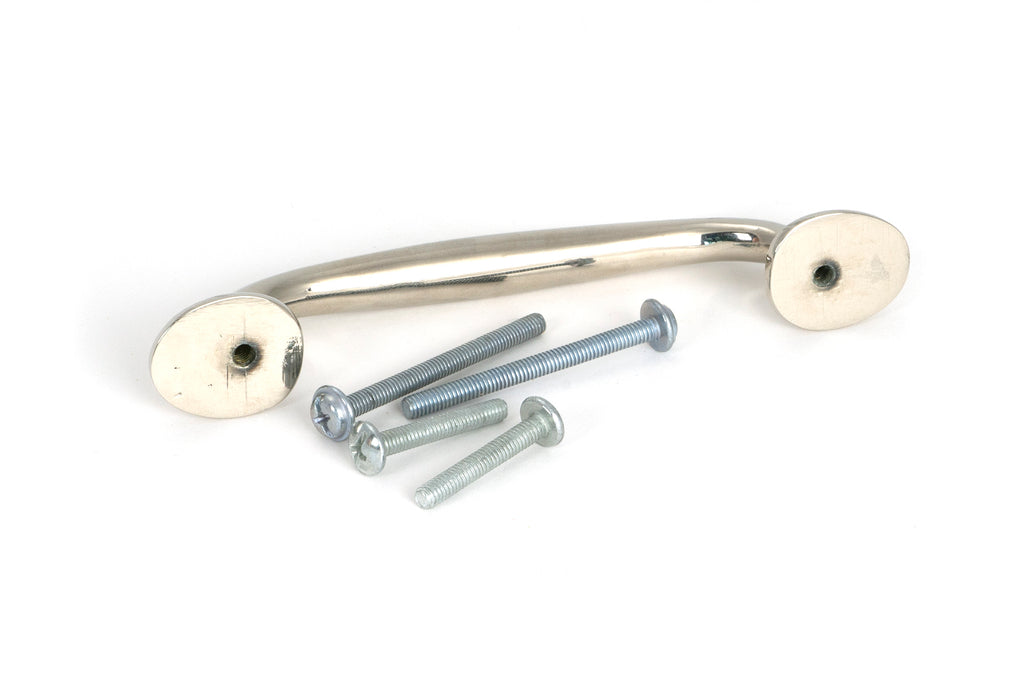 From The Anvil's Polished Nickel Moore Pull Handle