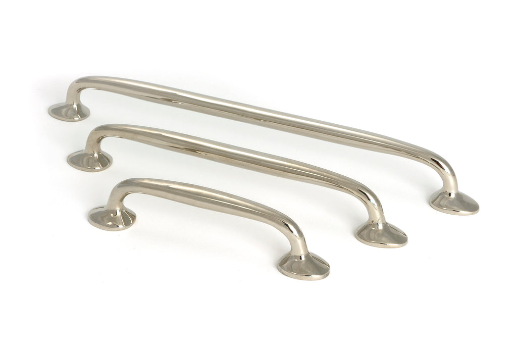 From The Anvil's Polished Nickel Moore Pull Handle