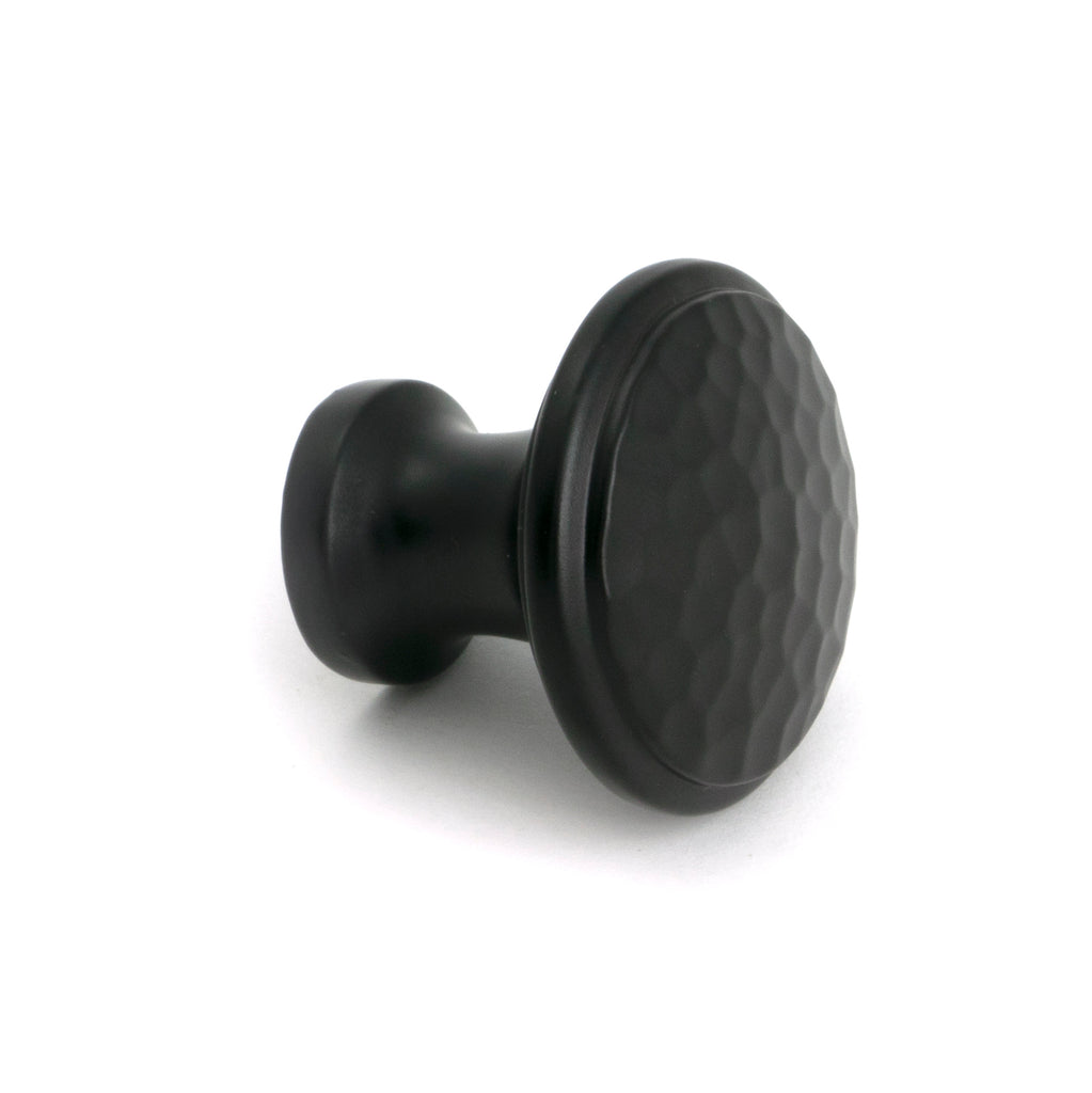 From The Anvil's Aged Bronze Hammered Cabinet Knob