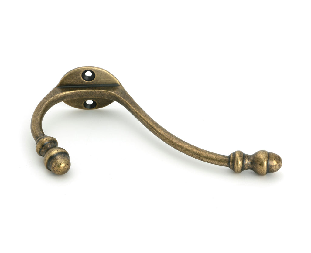 From The Anvil's Burnished Brass Hat & Coat Hook