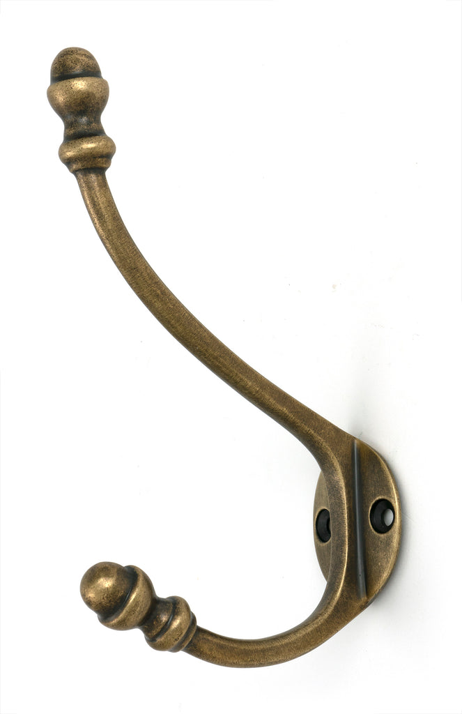 From The Anvil's Burnished Brass Hat & Coat Hook