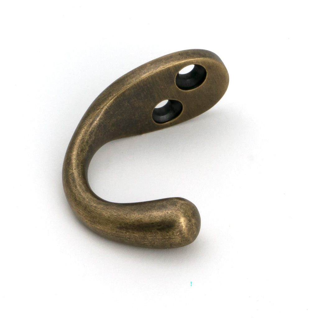 From The Anvil's Burnished Brass Celtic Single Robe Hook