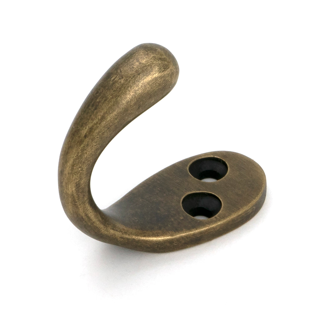 From The Anvil's Burnished Brass Celtic Single Robe Hook