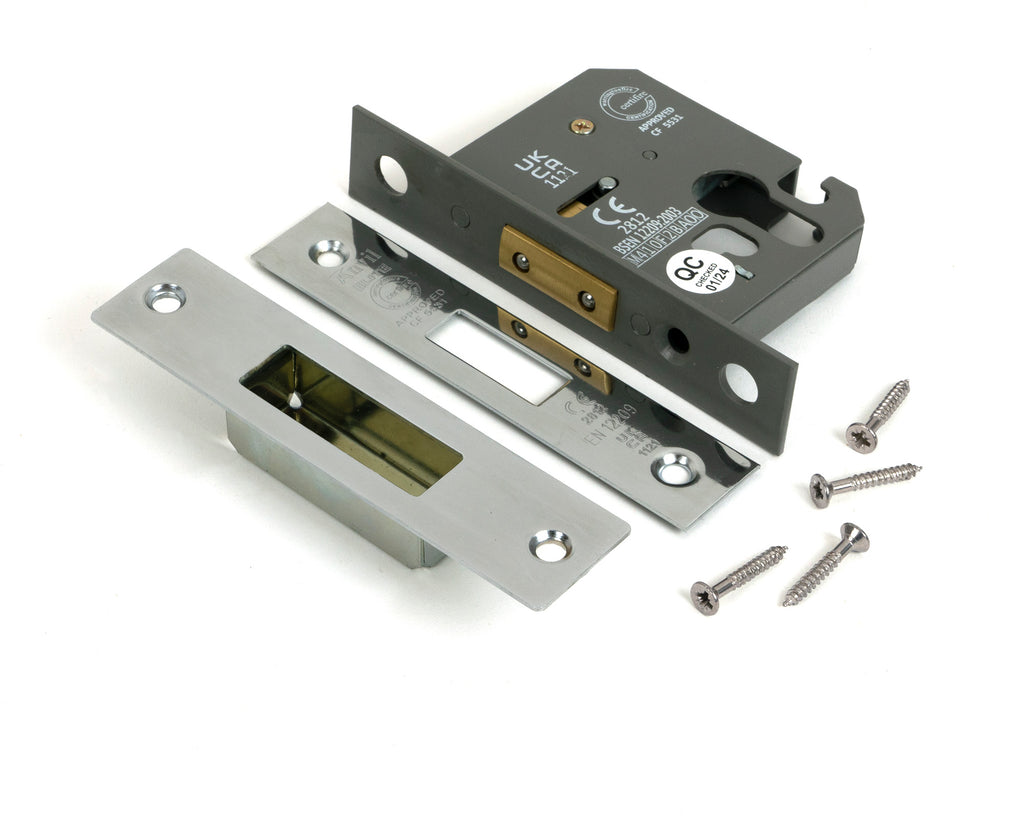 From The Anvil's Polished Stainless Steel Euro Profile Deadlock