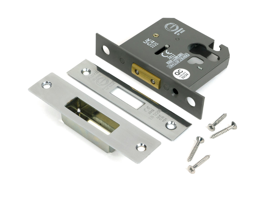 From The Anvil's Polished Stainless Steel Euro Profile Deadlock