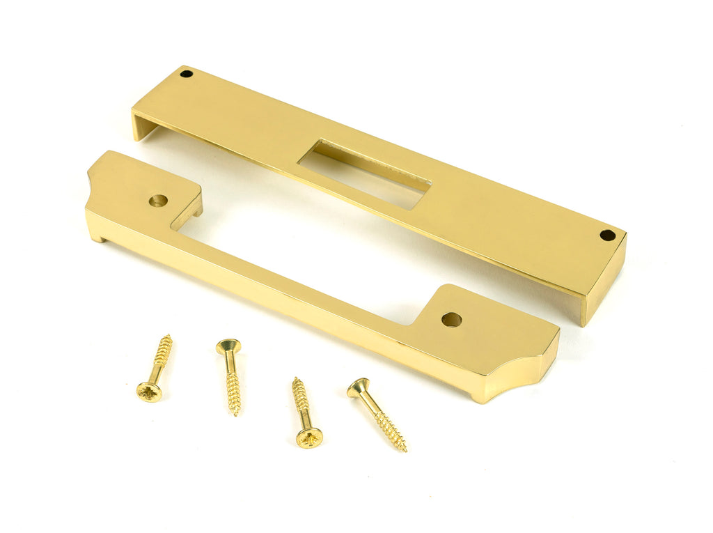 From The Anvil's Polished Brass  ½" Rebate Kit for Euro Dead Lock