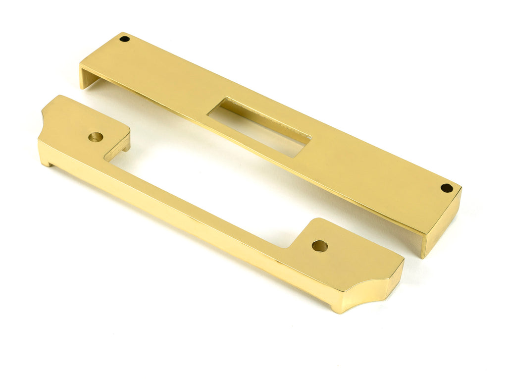 From The Anvil's Polished Brass  ½" Rebate Kit for Euro Dead Lock