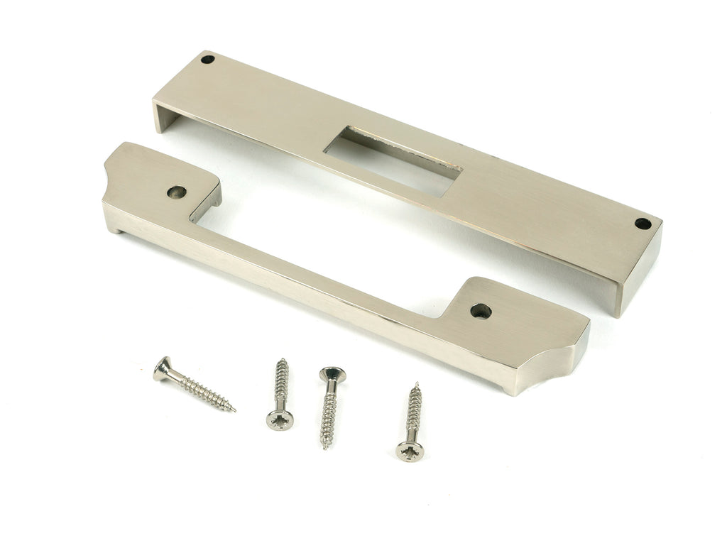 From The Anvil's Polished Nickel  ½" Rebate Kit for Euro Dead Lock