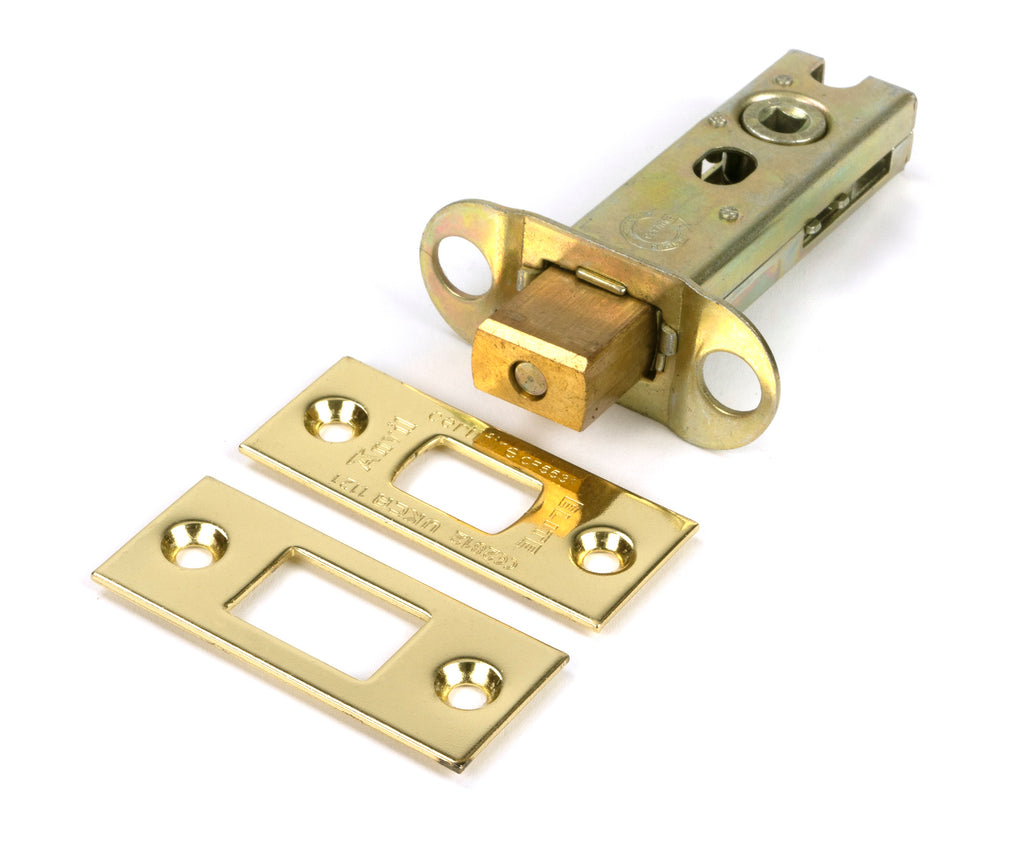 From The Anvil's Polished Brass Heavy Duty Tubular Deadbolt